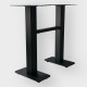 Table Base Restaurant Cafe Bar And Horeca - Double A405 Black