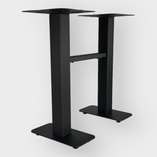 Table Base Restaurant Cafe Bar And Horeca - Double A405 Black