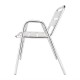STACKABLE ALUMINUM CHAIR WITH ARMRESTS ARKU501