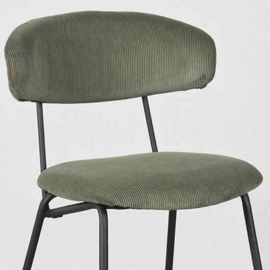Stuhl Restaurant Café und Horeca – Stuhl Industriel Vintage Noah Grün