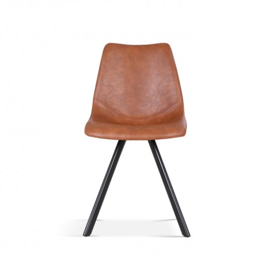 Chair Restaurant Cafe And Horeca - Chair Industrial Vintage Toby  Cognac
