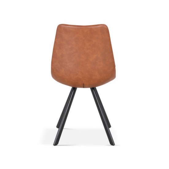 Chair Restaurant Cafe And Horeca - Chair Industrial Vintage Toby  Cognac
