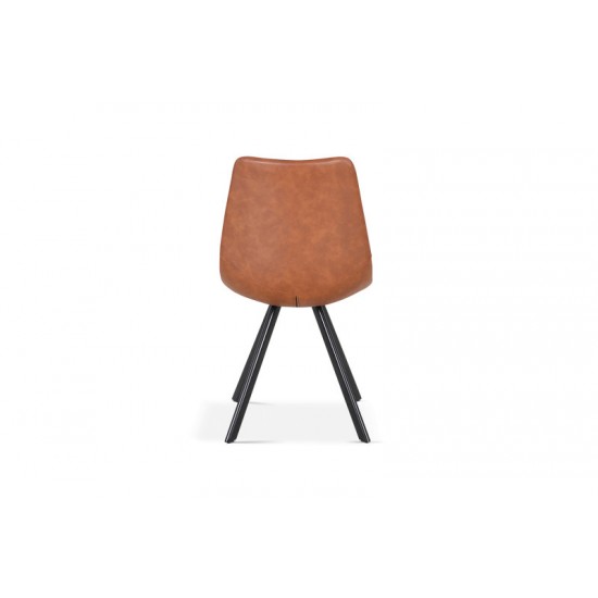 Chair Restaurant Cafe And Horeca - Chair Industrial Vintage Toby  Cognac