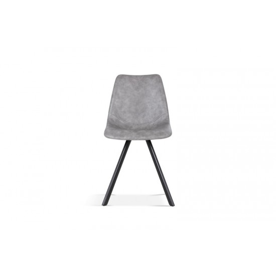 Chair Restaurant Cafe And Horeca - Chair Industrial Vintage Toby  Dark Gray