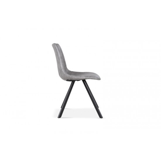 Chair Restaurant Cafe And Horeca - Chair Industrial Vintage Toby  Dark Gray