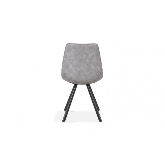 Chair Restaurant Cafe And Horeca - Chair Industrial Vintage Toby  Dark Gray