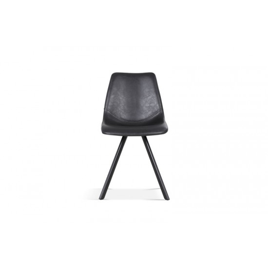 Chair Restaurant Cafe And Horeca - Chair Industrial Vintage Toby  Black